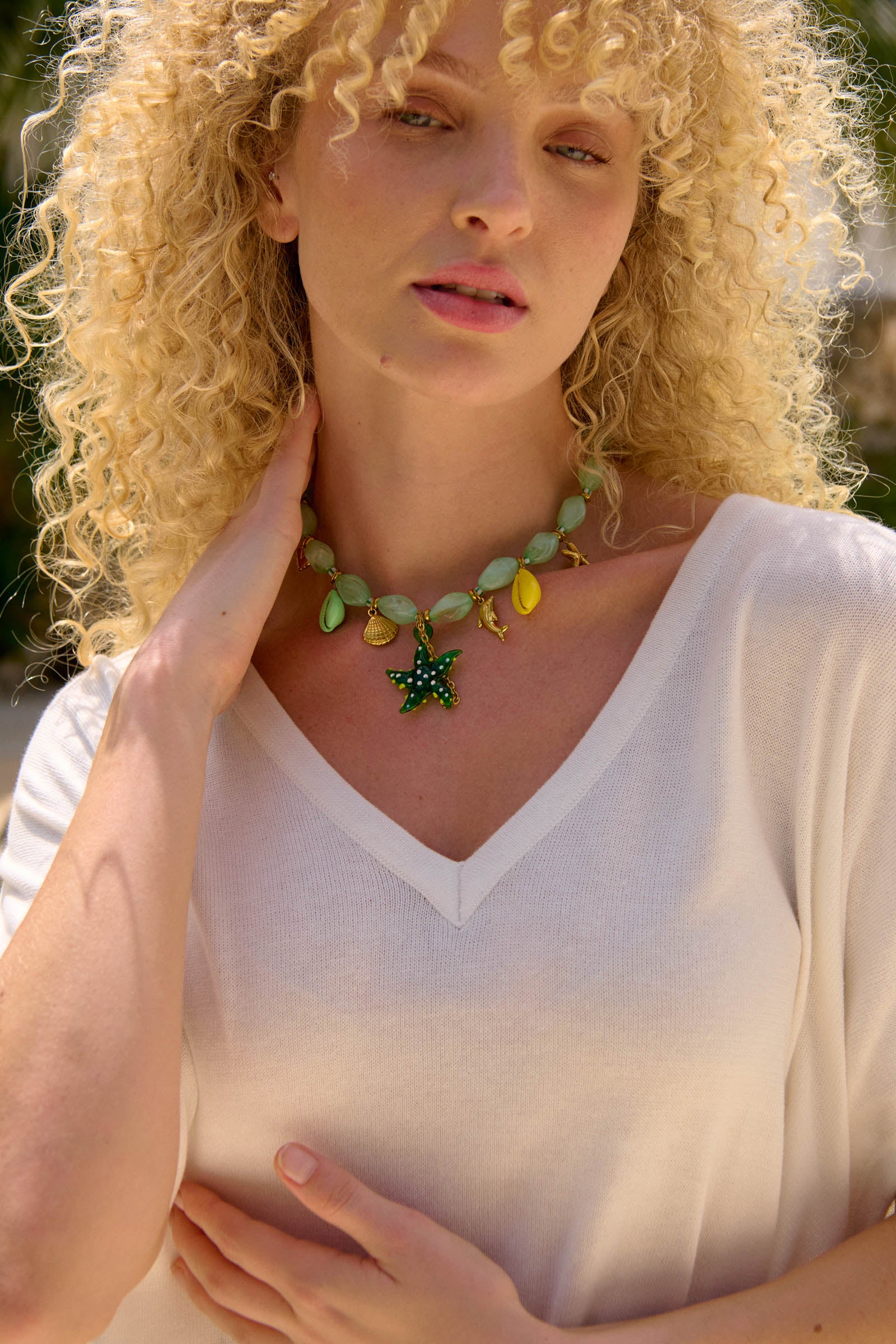 Cabana Necklace - Green