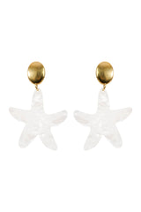 Haiti Drop Earring - White