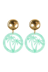 Haiti Palms Earring - Green