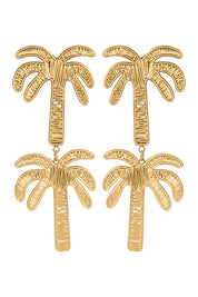 Haiti Stud Earring - Palm
