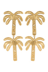Haiti Stud Earring - Palm