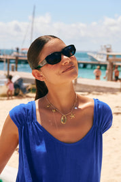 Paraty Charm Necklace - Sea