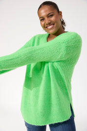 Lyon Relaxed Jumper - Lime