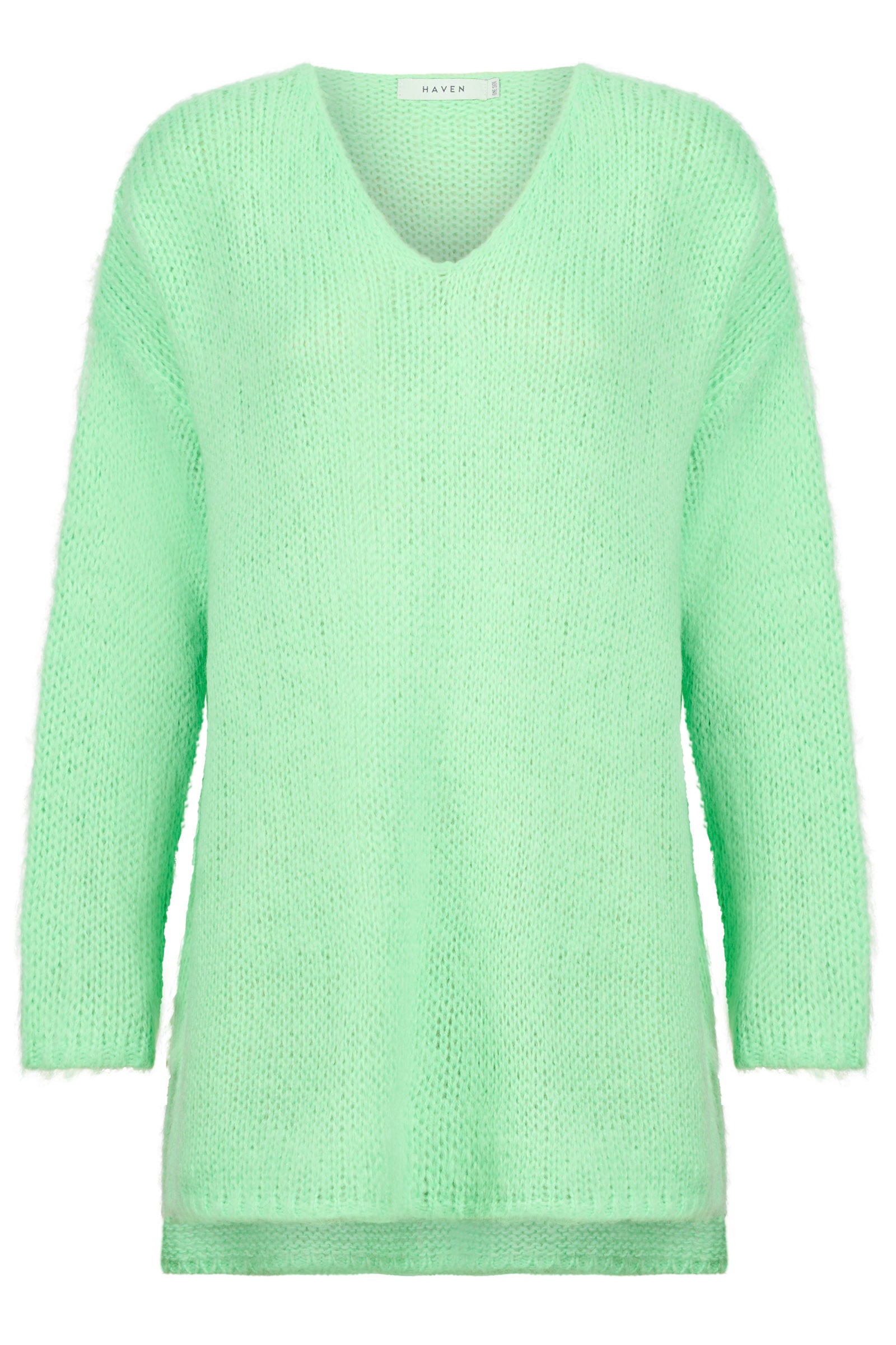 Lyon Relaxed Jumper - Lime