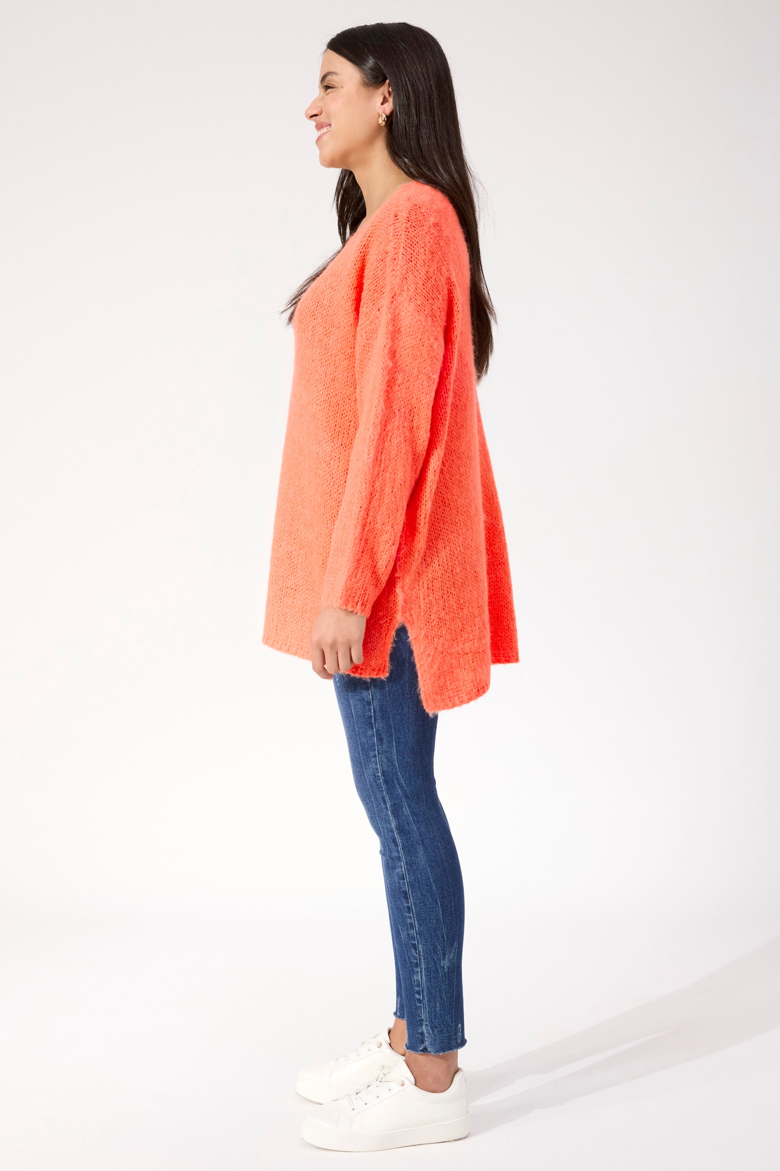 Lyon Relaxed Jumper - Orange