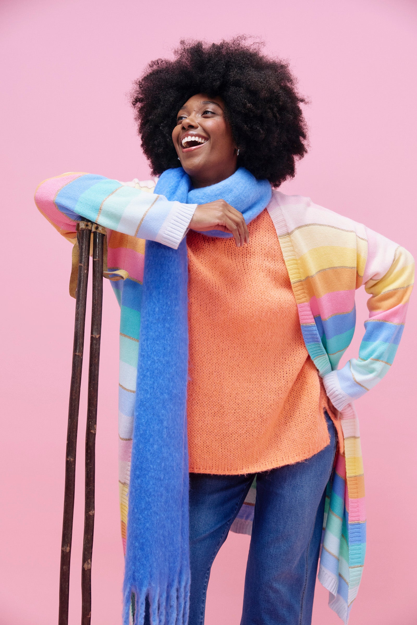 Lyon Relaxed Jumper - Orange