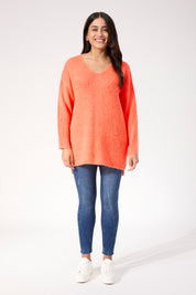 Lyon Relaxed Jumper - Orange