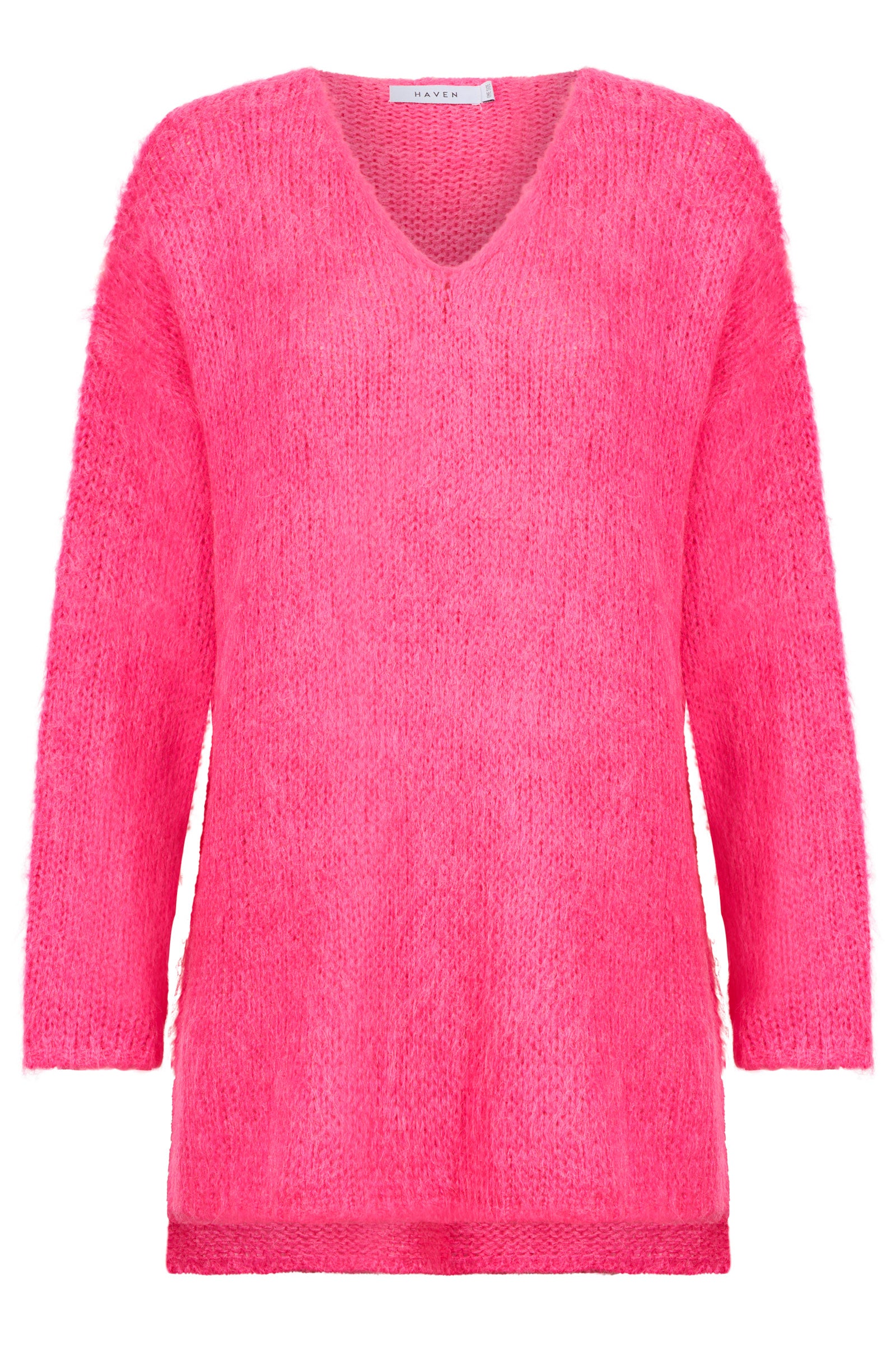 Lyon Relaxed Jumper - Hot Pink