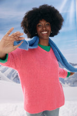 Lyon Relaxed Jumper - Hot Pink