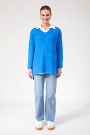 Lyon Relaxed Jumper - Cobalt