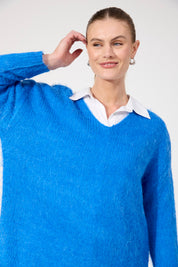 Lyon Relaxed Jumper - Cobalt