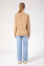 Vermont Star Crew Jumper - Tan