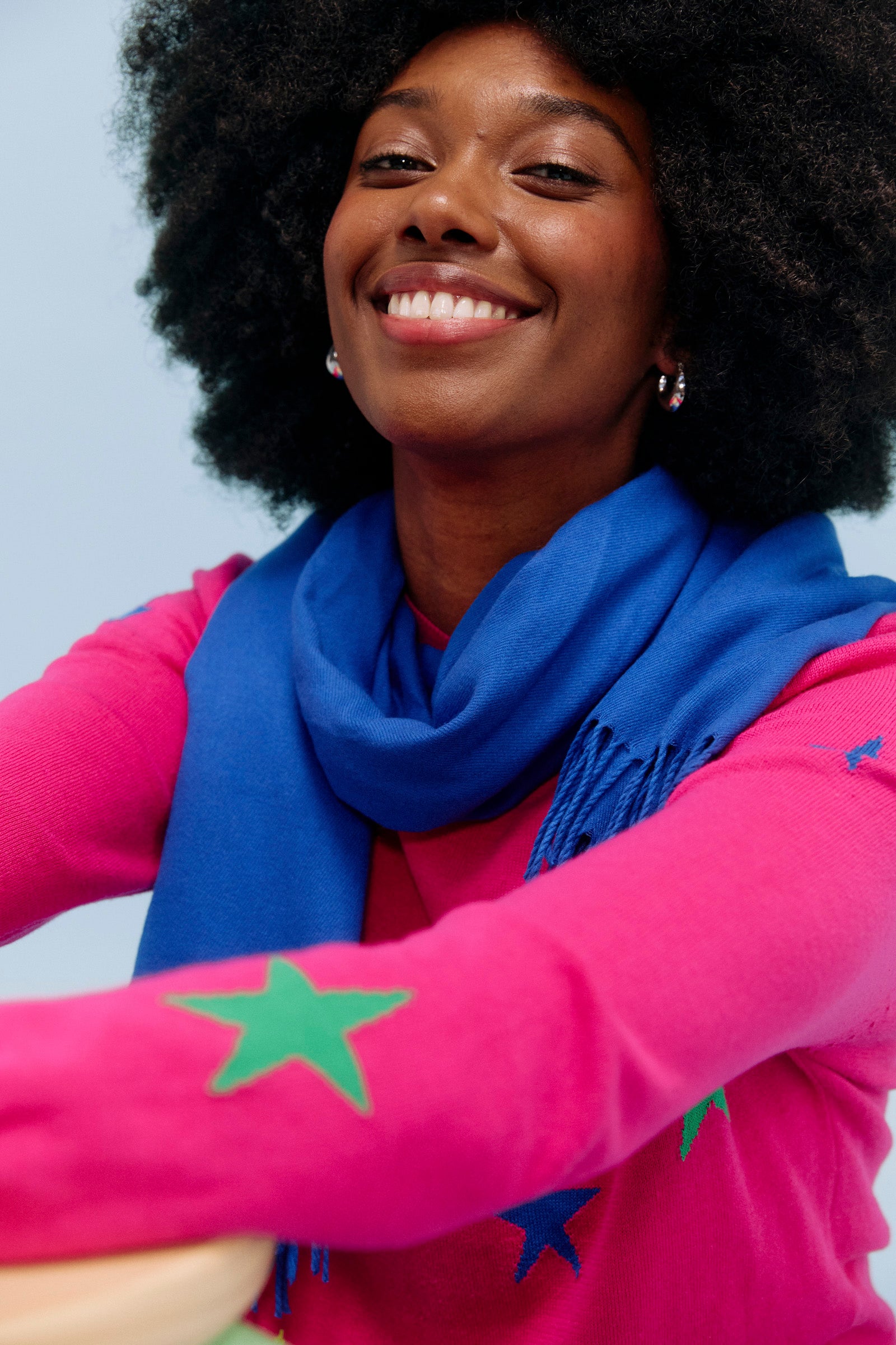 Haven Scarf - Cobalt