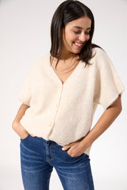 Valenza Knit Vest - Natural