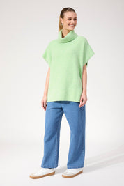 Valenza Knit Poncho - Mint