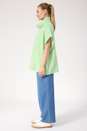 Valenza Knit Poncho - Mint