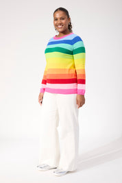 Vermont Stripe Jumper - Rainbow