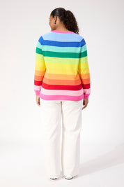 Vermont Stripe Jumper - Rainbow