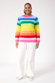 Vermont Stripe Jumper - Rainbow