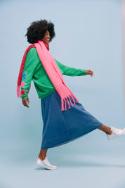 Denver Denim Skirt - Blue