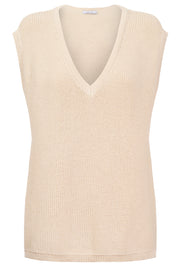 Alaska Knit Vest - Natural