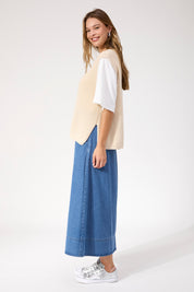 Alaska Knit Vest - Natural