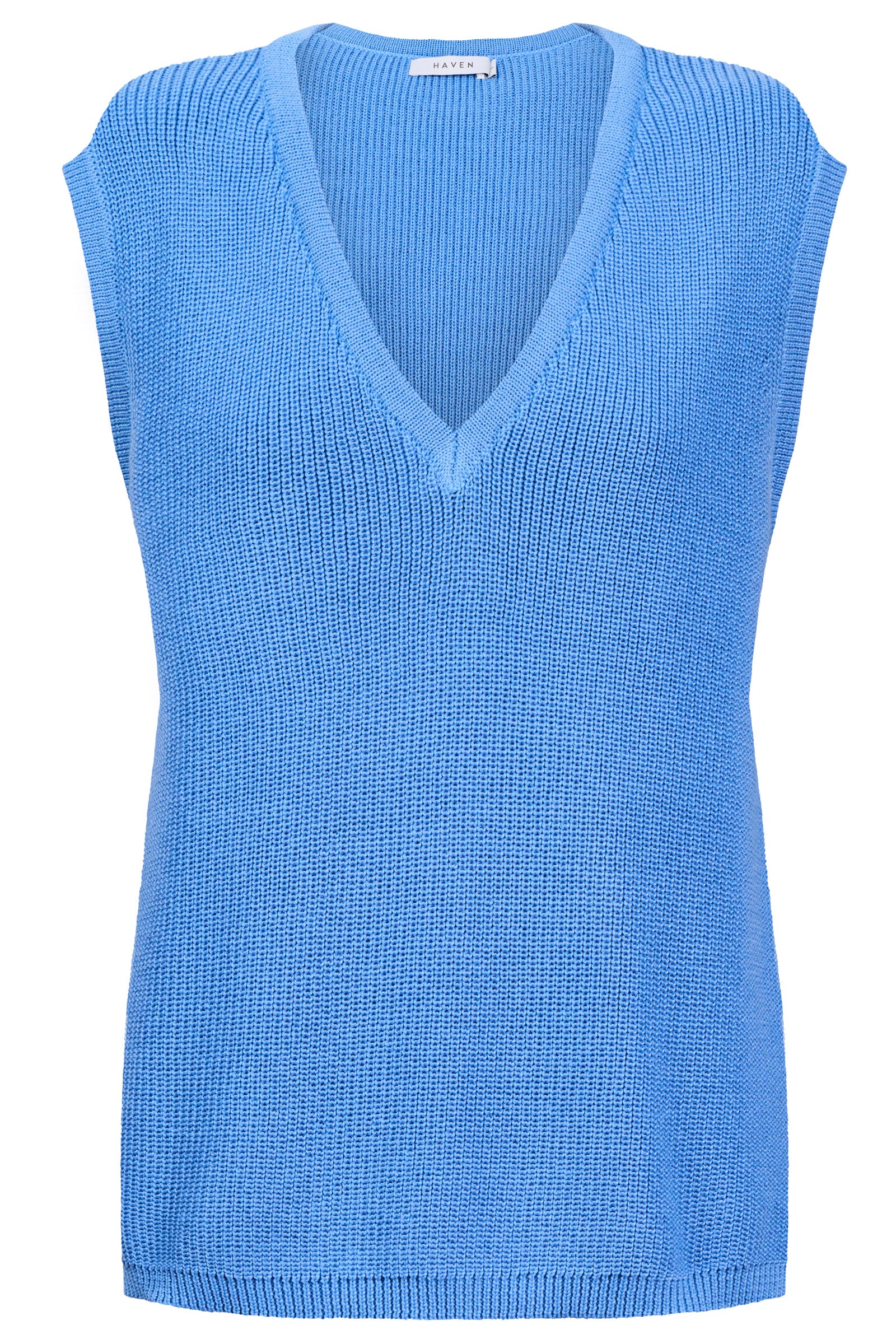 Alaska Knit Vest - Blue