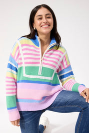 Alaska Stripe Jumper - Pastel