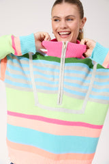 Alaska Stripe Jumper - Neon