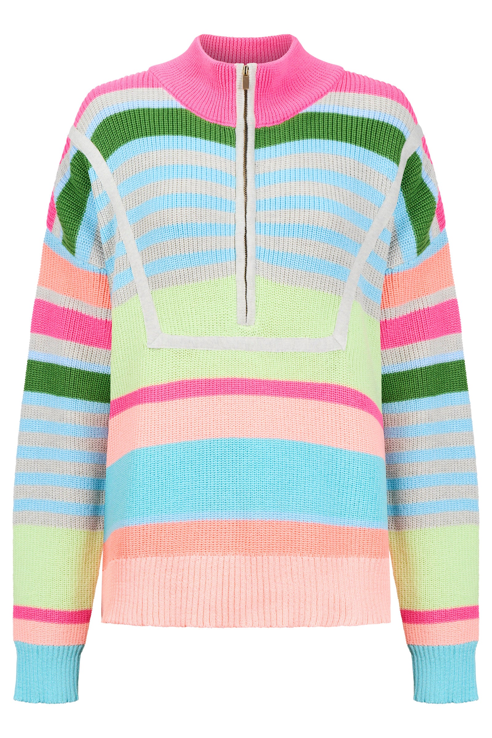 Alaska Stripe Jumper - Neon
