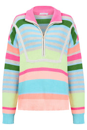 Alaska Stripe Jumper - Neon