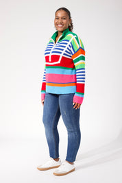Alaska Stripe Jumper - Rainbow
