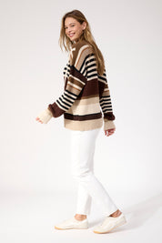Alaska Stripe Jumper - Natural