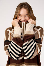 Alaska Stripe Jumper - Natural