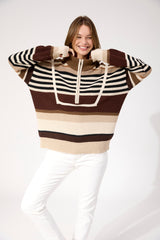 Alaska Stripe Jumper - Natural