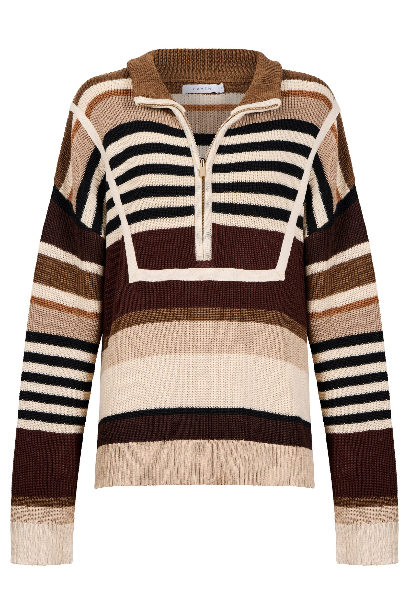 Alaska Stripe Jumper - Natural