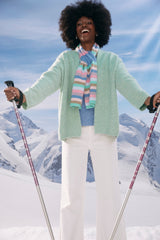 Ottawa Crop Cardigan - Mint