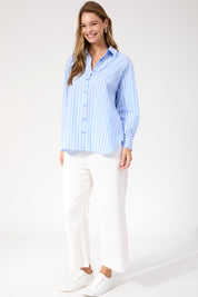Monterosa Stripe Shirt - Baby Blue