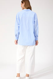 Monterosa Stripe Shirt - Baby Blue