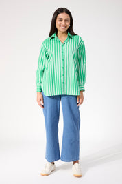 Monterosa Stripe Shirt - Green