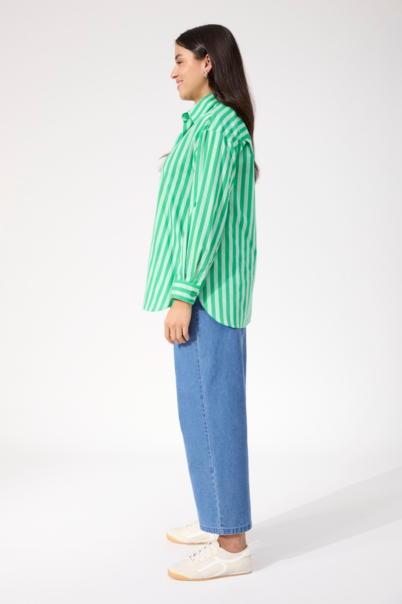 Monterosa Stripe Shirt - Green