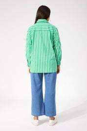 Monterosa Stripe Shirt - Green