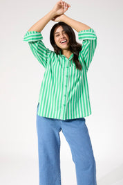 Monterosa Stripe Shirt - Green