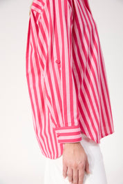 Monterosa Stripe Shirt - Hot Pink