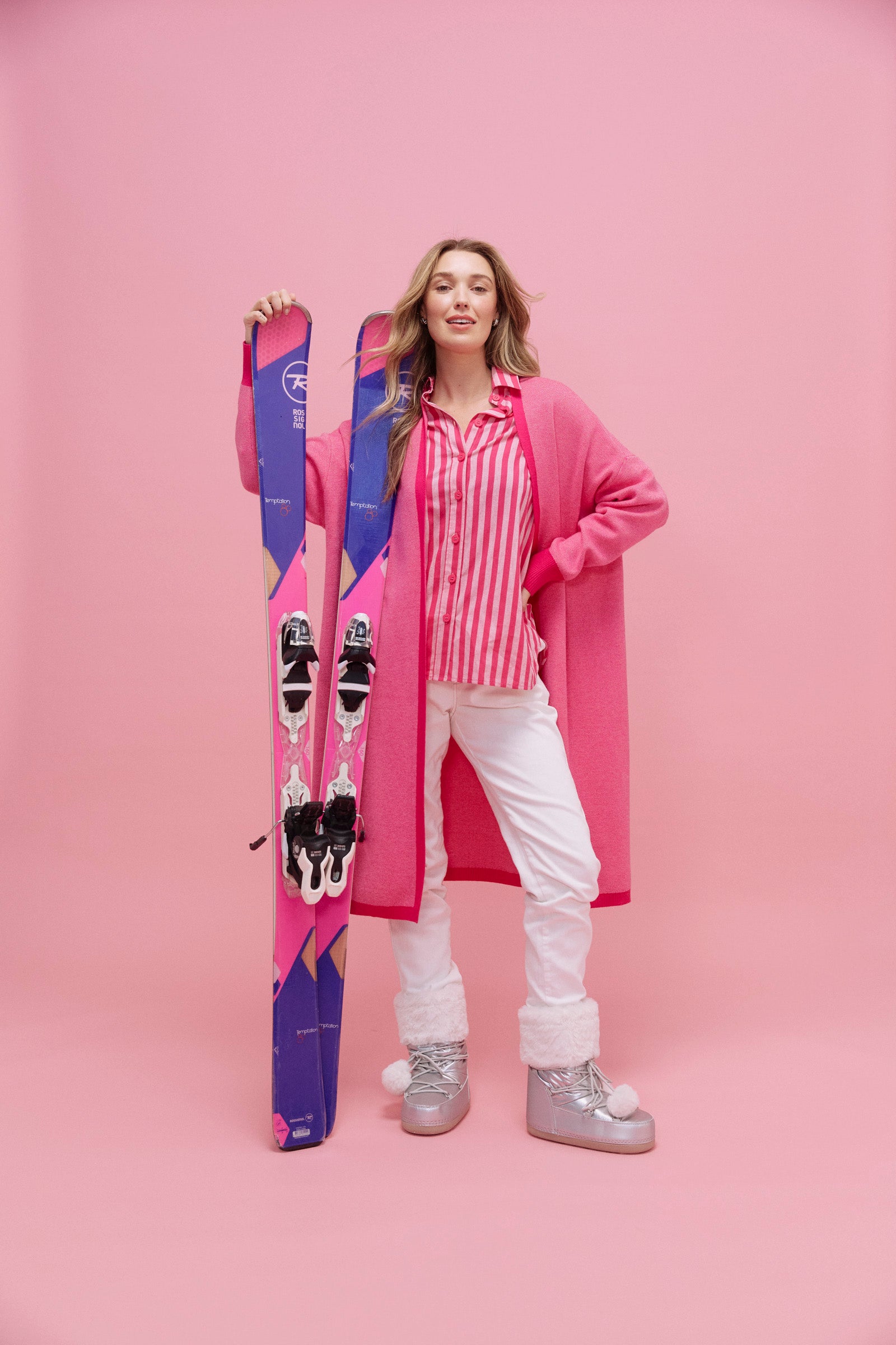 Monterosa Cardigan - Hot Pink