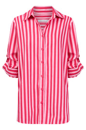 Monterosa Stripe Shirt - Hot Pink