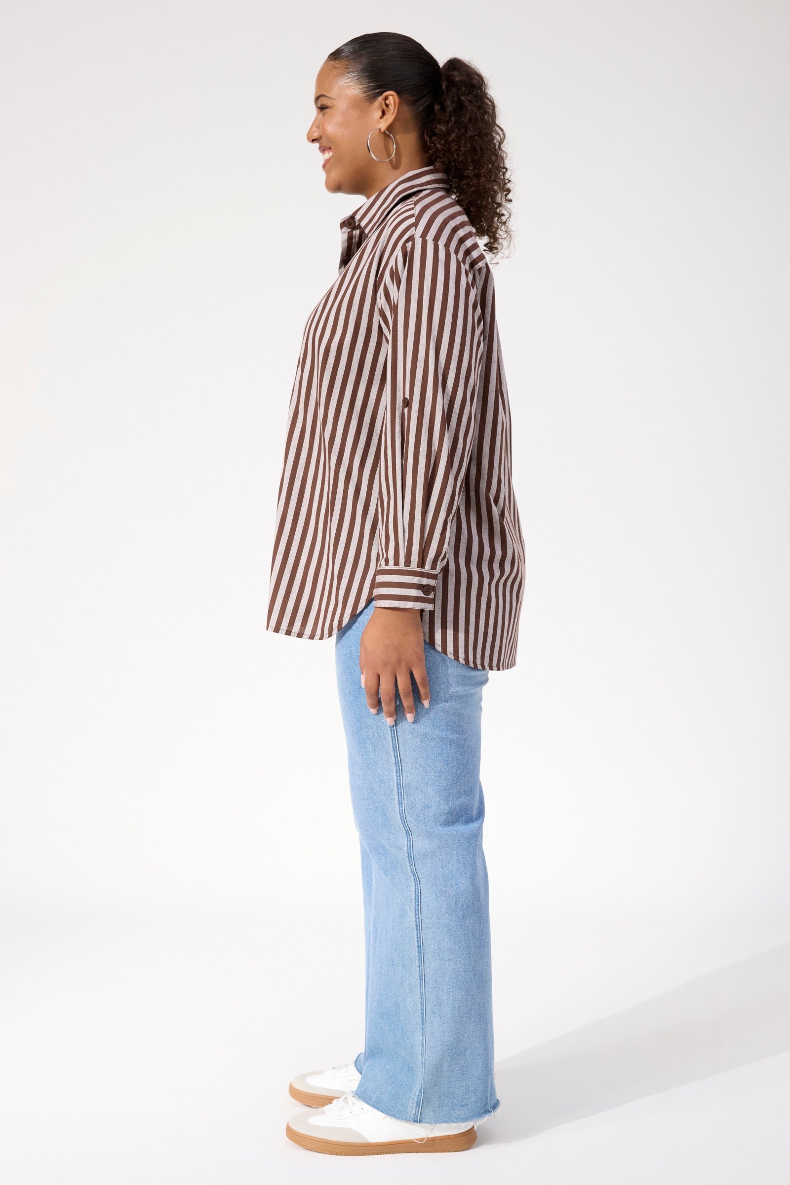 Monterosa Stripe Shirt - Brown