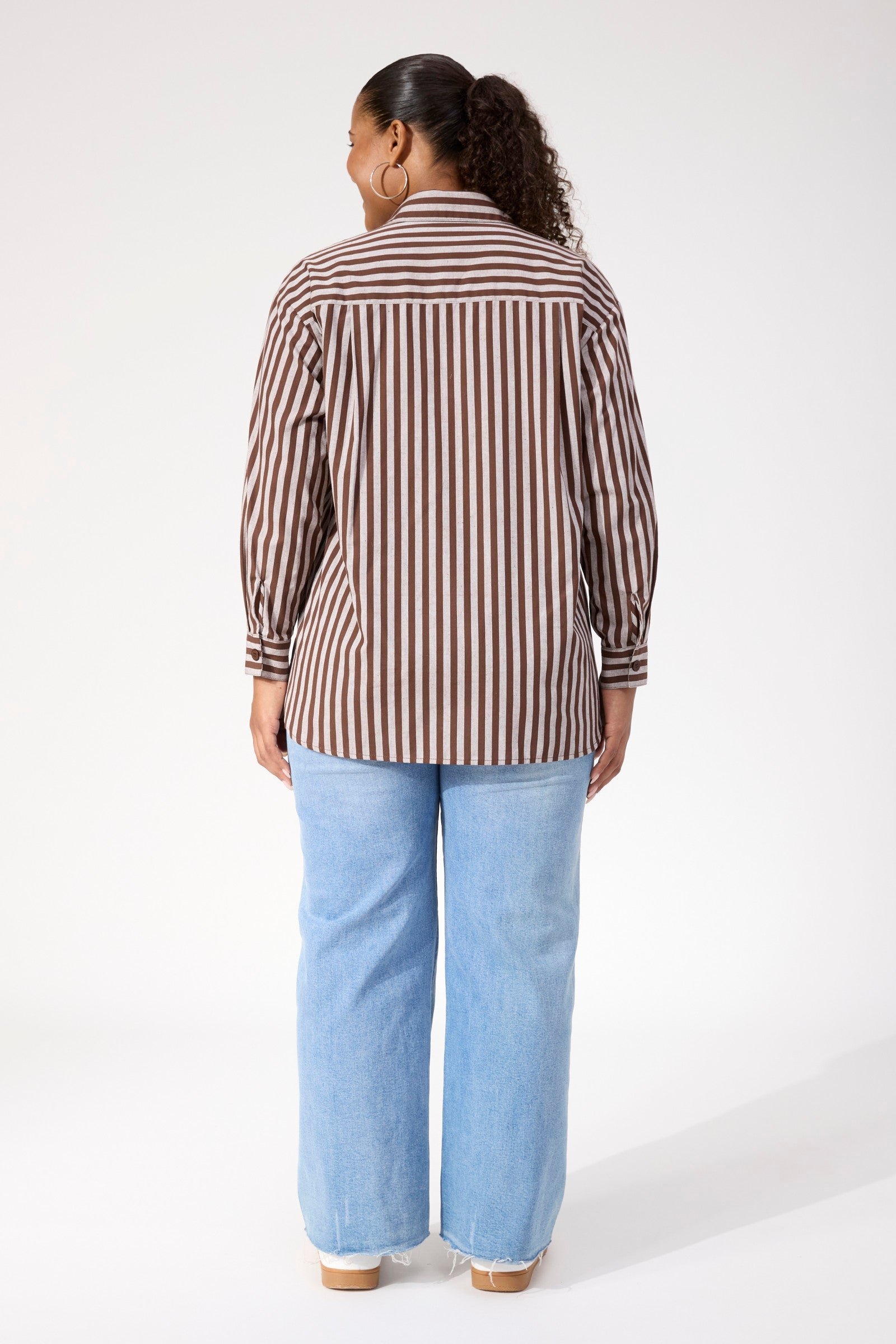 Monterosa Stripe Shirt - Brown