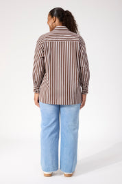 Monterosa Stripe Shirt - Brown