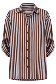 Monterosa Stripe Shirt - Brown